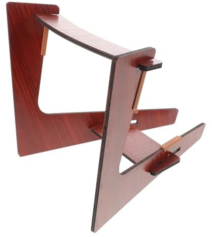 ibasenice Massiver Holz Gitarrenständer Für Akustikgitarre Bass Und Ukulele Stabiler Bodenständer Mit Abnehmbarem Design Langlebig Verformungsfest Als Multi-instrumentenhalter Und Reise-stän