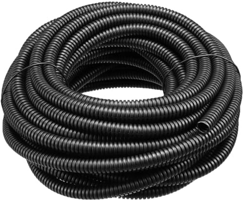 Flexible Conduit Tube Cable Management Sleeve Protection Pipe Underground Burial, External Trunking, Electrical Ducting, Cable protection (11.8mm - 10M)