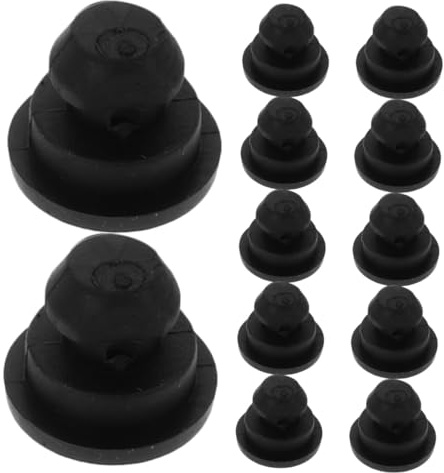 Hemobllo 12 piezas Pies de Goma Antideslizantes para Olla de Cocción Lenta Protección Térmica para Encimeras Patas Adaptables para Electrodomésticos de Cocina como Arroceras