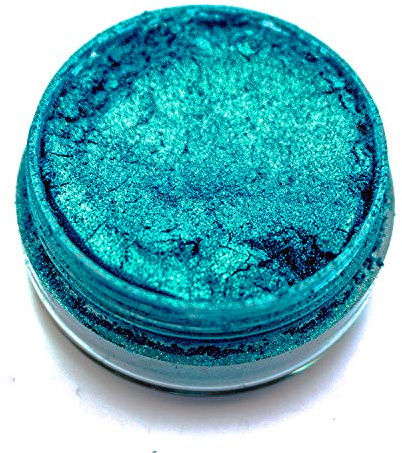 KandyDip - Pigmento per effetto perlato metallizzato, per resina epossidica, vernice per auto, pellicola spray, acquerello, sapone in polvere, colore blu (Bora Bora Blue), 25 g