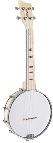 GEWA Concert Banjo Ukulele Manoa - Kessel Ahorn geschlossen - Natur seidenmatt - inkl. gepolstertem Gig Bag - B-CO-M