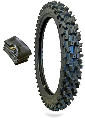 WIG Racing 90/90-21 Off Road Dirt Bike Motocross Front Tire and Tube Combo