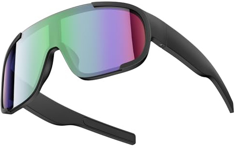 PARDUS Polarized Sports Sunglasses, UV400 Protection, Class 3 Sunshade for Men & Women, for Fishing, Outings, Cycling (Black Frame Green Film)