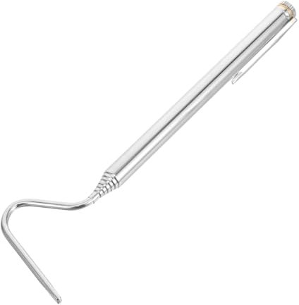 Toddmomy Einziehbarer Reptilienhaken Aus Edelstahl Verstellbarer Schlangenhaken Teleskopisch Für Schlangen Und Reptilienfang Robustes Fangwerkzeug Wiederverwendbar