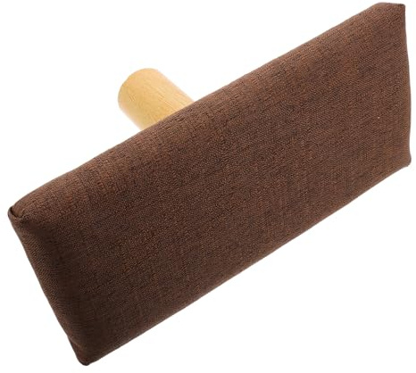 MOTHNUR Banco de Meditación de Madera con Cojín Taburete Portátil Zen para Oración y Yoga Silla Ergonómica para Arrodillarse para Altura Inferior