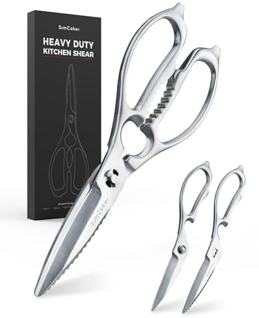 Heavy-Duty Kitchen Scissors Forged from Stainless Steel