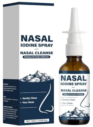 Jod Nässpray – Rengör Och Fräschar Upp Dina Näsgångar – 60 Ml ,1 pcs