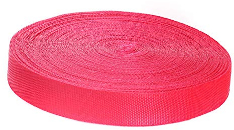 50 Metri x 50mm Cinghia in Polipropilene - spessore 1,4 mm - PP Tessuto Cinturino Nastro, di Imballaggio Fornisce Accessori di Materiali per Fai Da Te, Craft, Borse, cinghie, Rosso, TKB5072-red