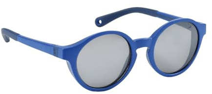 BÉABA, Gafas de Sol para Niños de 2 a 4 Años, Protección 100% UV - CAT 3, Protección Lateral, Comodidad Óptima, Patillas Ajustables en 360°, Azul Mazarino
