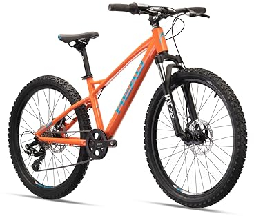 HEAD Ridott 2.0 24 - Mountain bike per bambini, unisex, colore: arancione/blu, 34