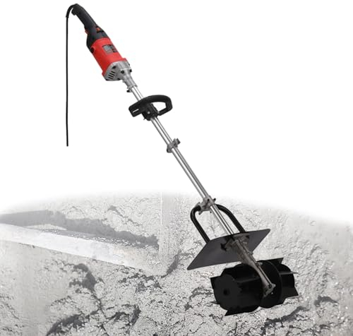 Betoniera, Betoniera elettrica 3850 W con 6 velocità, Miscelatore di Fango Portatile per Malta, Sabbia, Polvere secca, Malta, intonaco, foraggio, ECC.