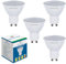 Bratek Lampadine LED GU10 7W Luce Naturale 4000K – Faretto LED Potente 710lm, Equivalente 70W, Luce Bianca Naturale, Risparmio Energetico – Confezione da 4 Pezzi