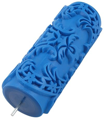 Rodillo de Pintura con Patrón para Decoración de Pared, Rodillo Redondo de Goma Multifuncional con Textura Artística para Muebles, Gabinetes, Suave y Cómodo Al Tacto, Hazlo tú