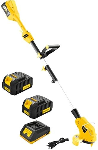 Nemura Coupe-Bordure à Batterie 40V - Léger et Perfomant - Livré avec 2 Batteries 2Ah + 1 Chargeur Rapide - Autonomie optimale pour Jardin - Qualité Professionnelle - Marque Française