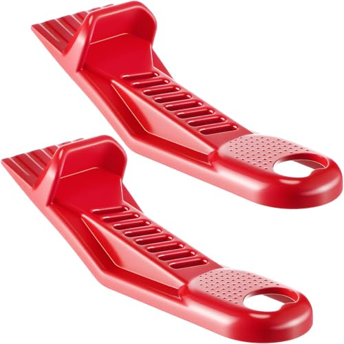 Dunkive 2 Pack Drywall Lift Tools, All Metal Wall Panel Lever with Built-in Drywall Rasp & Bottle Opener, Multifunctional Foot Panel Lever, Foot Kicker for Gypsum Board & Door Installation