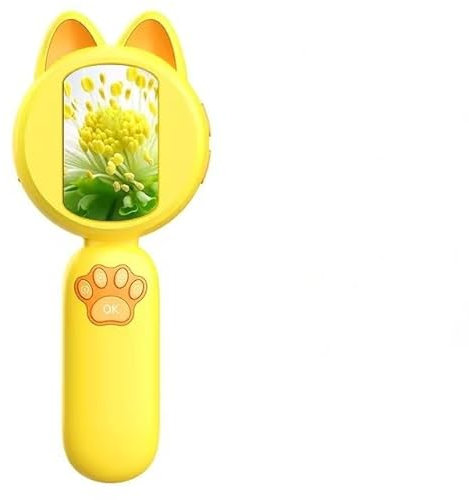 Microscopio para Niños, Microscopio Portátil, 200X Microscopios Digital con Pantalla IPS 2,0, Mini Microscopios de Mano para Niños con 8 Leds, Regalo Niña 3 a 12 Años