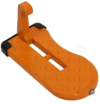 Portaequipajes plegable automático para coche, puerta, escalón, pestillo multifunción, gancho, pedal, aleación de aluminio, soporte de seguridad estribo vehículo escalera plataforma paso(C)