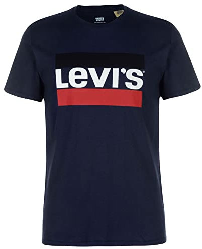 Levi's Herren Sportswear Logo Graphic T-Shirt,Dress Blues,XXL