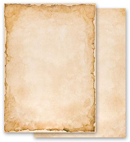 Motif Letter Paper! Antique & History Vintage 100 Sheets DIN A6 - Paper-Media