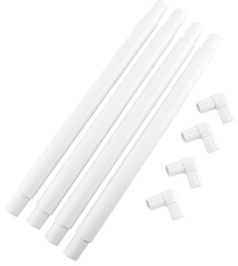 Cadre Universel de Pince Cadre de Point de Croix Broderie en Plastique Carré pour la Broderie Courtepointe Point de Croix Point de Needle Peinture de la Soie etc.(43.1 * 43.1cm)