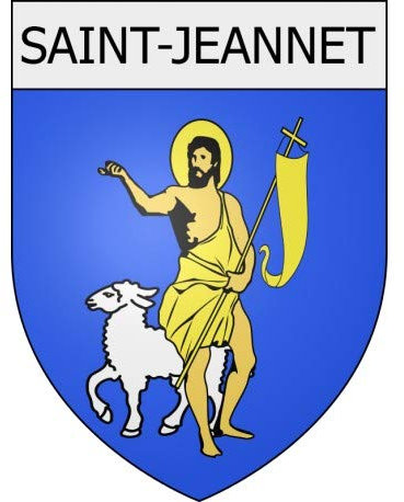 Saint-Jeannet 06 ville Stickers blason autocollant adhésif - Taille : 8 cm