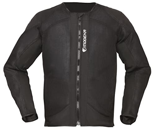 Modeka Shielder Chaqueta protectora para niños (Black,128)