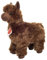 Teddy Hermann 90276 Alpaka 24 cm, Kuscheltier, Plüschtier mit recycelter Füllung