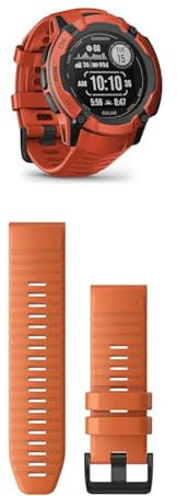 Garmin Instinct 2 Solar Tactical – Rugged GPS Smartwatch with Infinite Battery Life in Smartwatch Mode & QuickFit Band