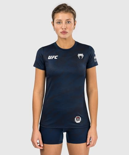 Venum UFC Fusion Fight Week T-Shirt Dry-Tech pour Femmes - Bleu Océanique - M