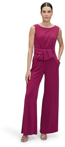 Vera Mont Damen Jumpsuit mit weitem Bein 46, Sweet Berry