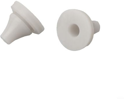 Zeroupshop 50 cabezales de ducha de repuesto, salida de agua de sílice en aerosol, para apertura de 4 mm, color gris, 7,6 x 8 x 0,5 mm