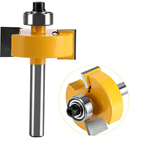OVAQUIXI Set di Frese con Cuscinetti Rivestiti Resistenti Al Calore per Un'efficiente Finitura dei Bordi in Legno, Ideali per Fresatrici Elettriche per la Lavorazione del Legno