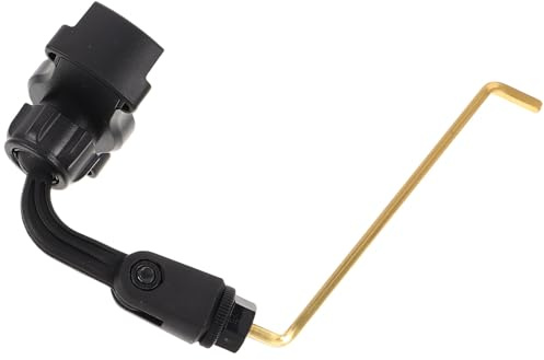 Zerodeko Soporte Sujeción Tenor Clip y Alto para Saxofón en Teléfono Forma de Lira, Ajuste de Ángulo Estable para Práctica en Casa Conciertos