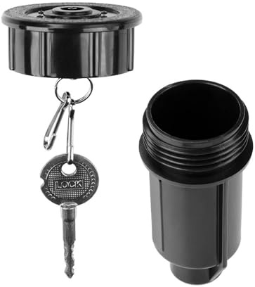 Escondite de Llaves con Boquilla de Agua: elimine los escondites vulnerables de los tapetes de Las Puertas sin Esfuerzo, camufle la Textura Exterior, Sello de tapón de Rosca + Protector contra la