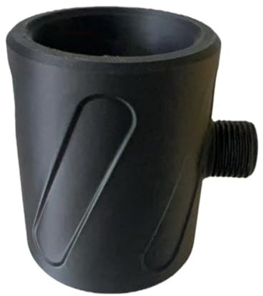 Spiral Nozzle Men's Cleaning Shower Head, 360 Ring Water Spray, Strong Water Flow, Long-Lasting and Wear-Resistant, Black, High Pressure, Plastic