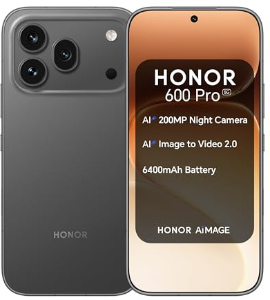 HONOR 600 Pro 5G 12GB-512GB Negro (Black) Dual SIM