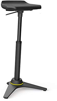 aeris Muvman Industry ESD High Stehhocker – ergonomische Stehhilfe – Arbeitsstuhl für gesundes und aktives Sitzen und Stehen – Stehstuhl höhenverstellbar mit 60-93 cm Sitzhöhe