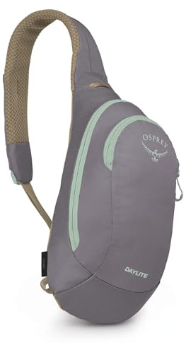 Osprey Daylite Unisex Sling, 6L, Soundwave Grey/Latte Brown, O/S
