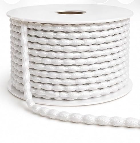 Lead Curtain Tape Weighted Hem Tape 25g 50g 100g for Curtains, Voiles & Blinds – 5m & 10m Lengths (25g- 5metre)
