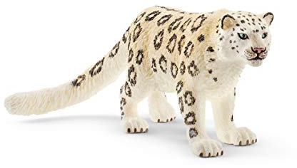 SCHLEICH 14838 Snow Leopard Wild Life Toy Figurine for children aged 3-8 Years
