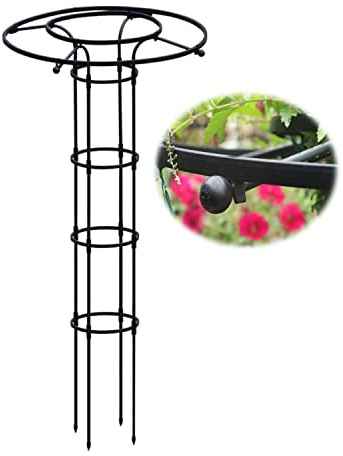 Support de jardin parapluie pour plantes grimpantes en plein air, 90cm 120cm 150cm 180cm 210cm support de plantes en pot, support d'obélisque tour pour vignobles, roses, porte ( Size : 210cm/6.9ft )