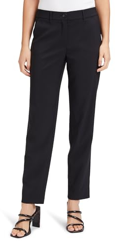 Betty Barclay Damen Businesshose mit Bügelfalte Schwarz,42