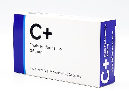 C+ Triple Performance extra Nahrungsergänzungsmittel für Männer. 30 kapseln. (1)