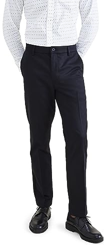 Dockers Signature Stain Defender Slim Creased Beautiful Black 40 34, Noir, 40W x 34L