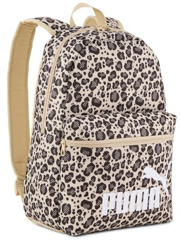 PUMA PHASE AOP Backpack, Unisex Klassische Rucksäcke, Toasted Almond-Animal-AOP, OSFA - 091169
