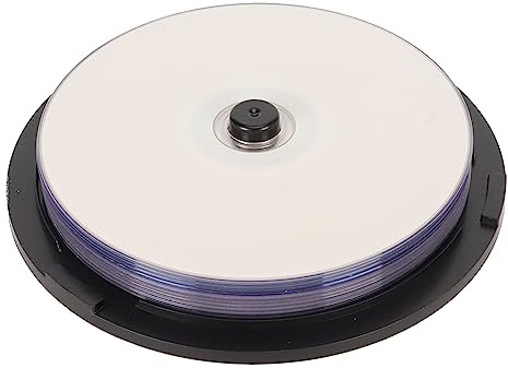 Spacnana 4.7GB 16x DVD R Disc en con un Disco de Medios Registrable de PC y Ampliamente Compatible para Archivar Datos Persistentes (10PCS)