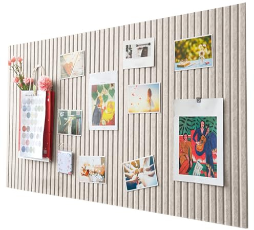 Stor filt anslagstavla självhäftande, 60 x 40 cm filtbräda, dekorativ anslagstavla av filt, 0,9 cm tjock, vikbar fototavla memotavlor memo brädor bulletin board väggdekoration för kontor kök, kamel