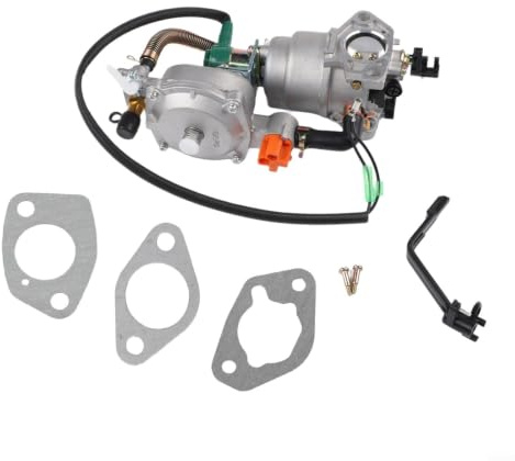 Dual-Fuel förgasare till XP10000EH generator 10 000 W 18 HP, för lpg naturgas-omvandlingssats, metall, bränslesystem för flytande gas och naturgas