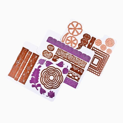 ArtBin 6979AA Magnetark för stansmallar, 9-pack, magnetiska organiseringsark, 3 ark (2-pack), vita