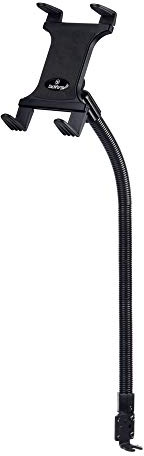 Tackform Tablet Mount for Car and Truck [ELD Mount] Industrial 22 Inch Aluminum Rod Gooseneck Seat Rail Holder for Taxi, Van, Vehicle, Semi, etc. Compatible with iPad, Galaxy, Surface and More.